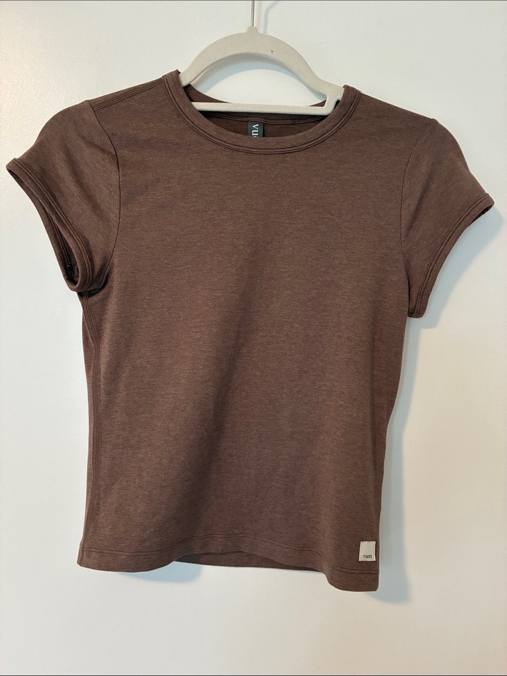 Vuori Short Sleeve Halo Baby Tee Java Heather